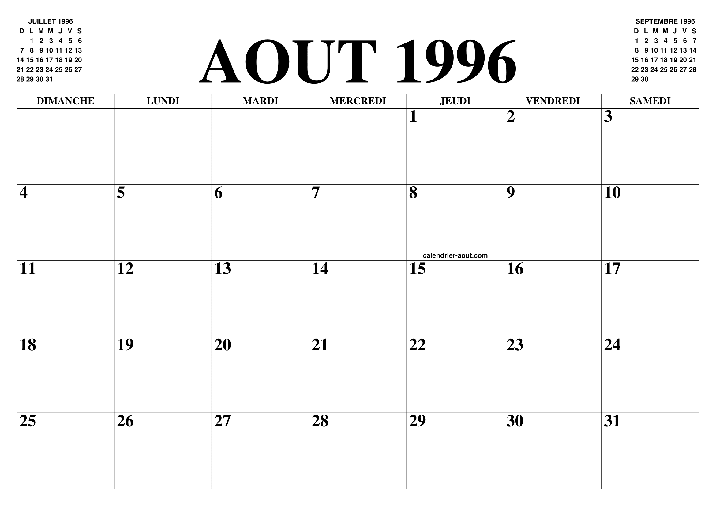 Vestischer Calendrier 1996 Bon État